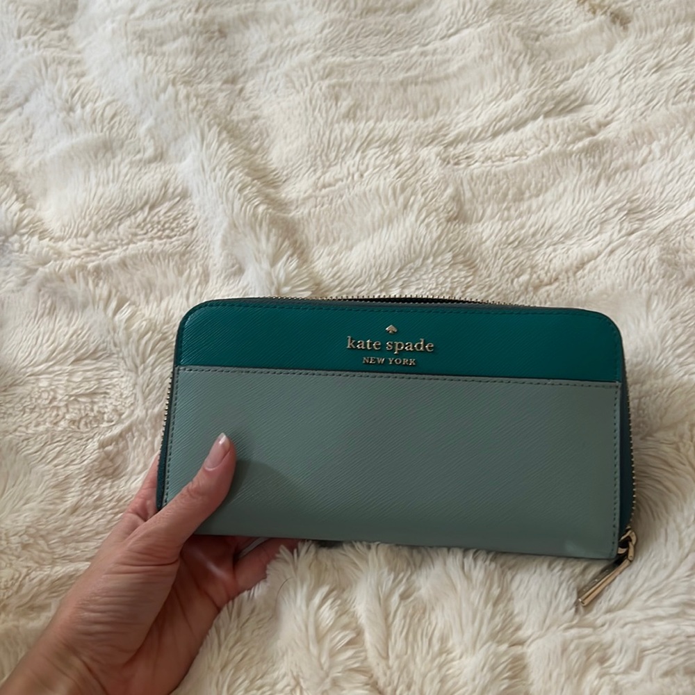 Kate spade green wallet